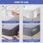 Lot de 4 clips de fixation pour drap de lit